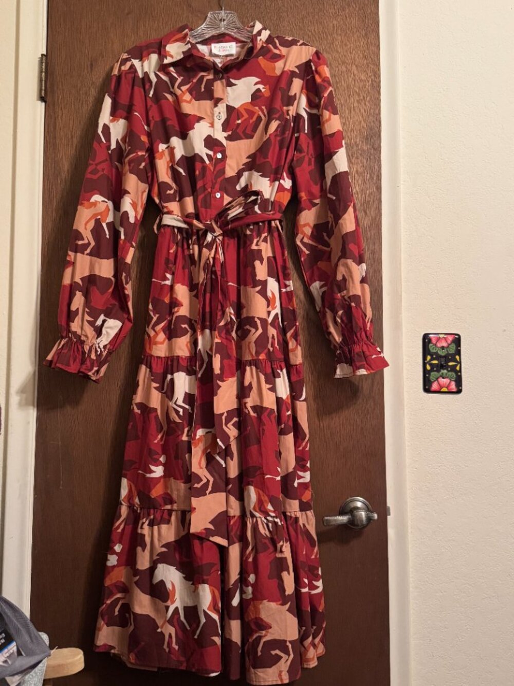 Fantastic Fawn Horse Midi Dress, NWT SIze M